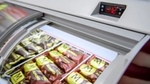 Foto van Magnum ijsjes in vriezer met graden indicatie.